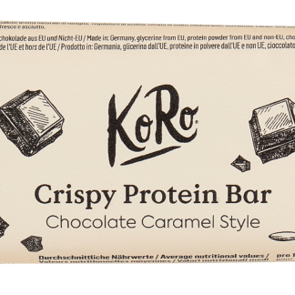 Протеиновый батончик KoRo Crispy со вкусом шоколадной карамели, 60 г.