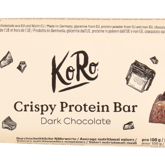 Протеиновый батончик KoRo Crispy с темным шоколадом, 60 г