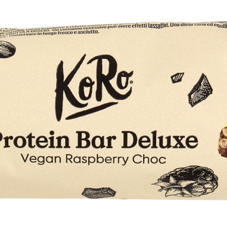 Протеиновый батончик KoRo Vegan Deluxe с малиной и шоколадом, 55 г