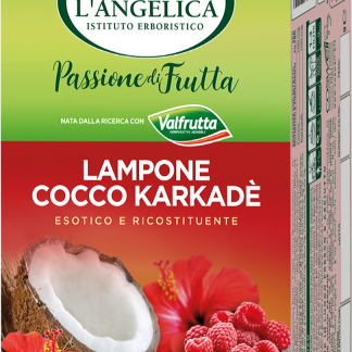 L'ANGELICA Травяной чай с малиной, кокосом и гибискусом, 27 г