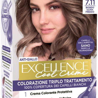 Стойкая кремовая краска для волос L'ORÉAL PARIS EXCELLENCE, холодный кремовый блонд, 7.11, 1 шт.