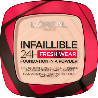 L'ORÉAL PARiS Infaillible 24H Fresh Wear Compact Foundation 180 Sable Rosé/Rose Sand, 1 шт.