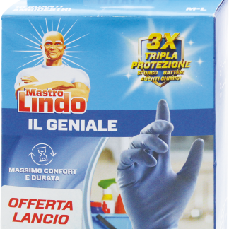 Латексные перчатки Mr. Clean The Genius, размер M-L, 10 шт.