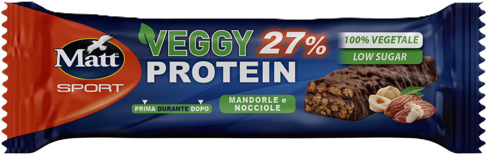 Протеиновый батончик Matt Veggy, 27% протеина, 50 г