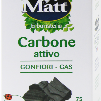 Активированный уголь Matt от вздутия живота и газов, 75 шт. Добавки.