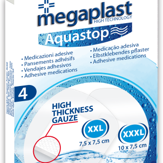 Пластыри Megaplast Aquastop, размеры XL+XXL, 4 шт. Медицинские изделия