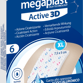 Пластыри Megaplast Active 3D XL для заживления ран, 6 шт. Медицинские изделия.