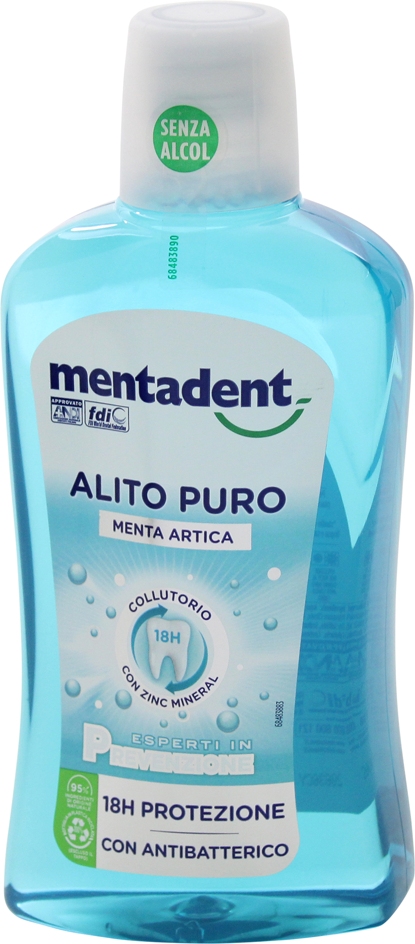 Ополаскиватель для полости рта Mentadent Pure Breath, 500 мл