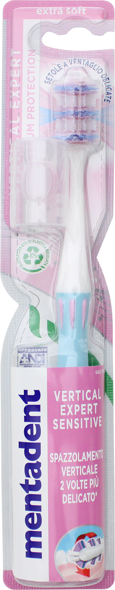 Зубная щетка Mentadent Vertical Expert Soft, 1 шт.