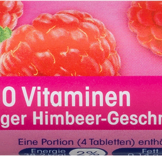 Малиновые конфеты Mivolis с декстрозой, 44 г