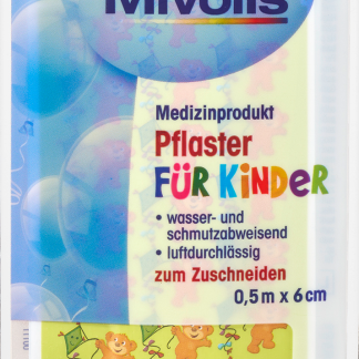 Детские пластыри Mivolis с вырезами, разные цвета, 0,5 м, медицинские изделия.