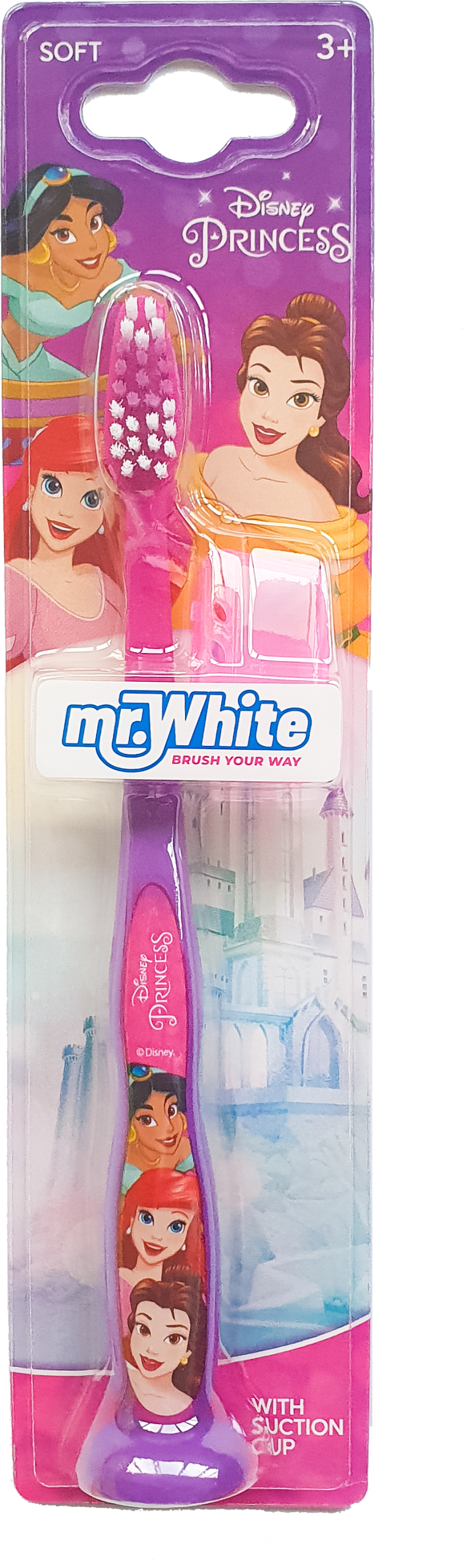 Зубная щетка Mr.White Disney Princess, 1 шт.
