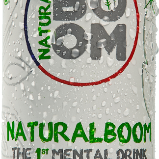 Напиток NaturalBoom Mental Drink со вкусом зеленого чая и имбиря, 250 мл.