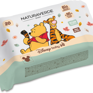 Влажные салфетки NATURAVERDE Baby Disney Delicate, 20 шт.
