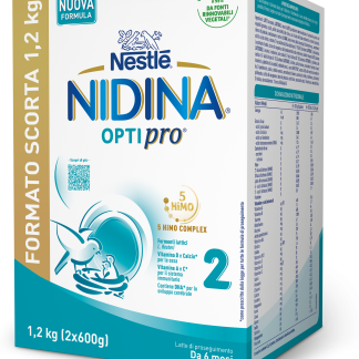 Молочная смесь Nestlé Nidina для последующего кормления, 2 упаковки по 1,2 кг. Грудное вскармливание — лучшее и наиболее естественное питание для вашего новорожденного. Мы рекомендуем вам проконсультироваться с вашим врачом.