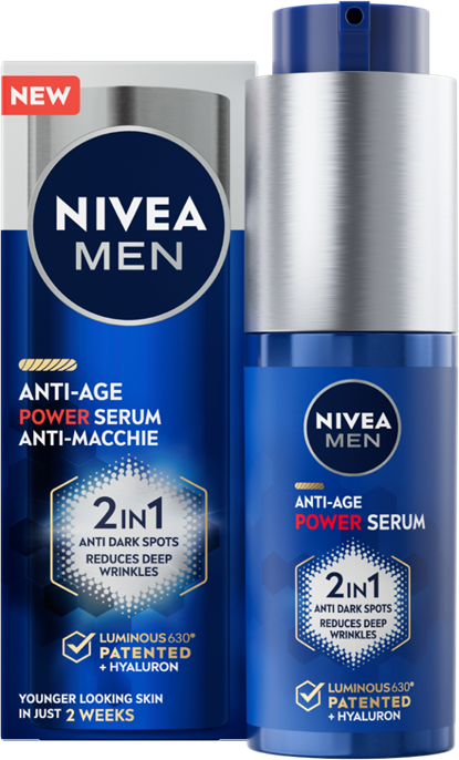 Антивозрастная сыворотка NIVEA MEN LUMINOUS 630®, 30 мл