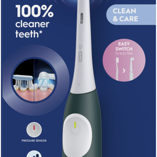 Электрическая зубная щетка Oral-B iO2, зеленая, 1 шт.