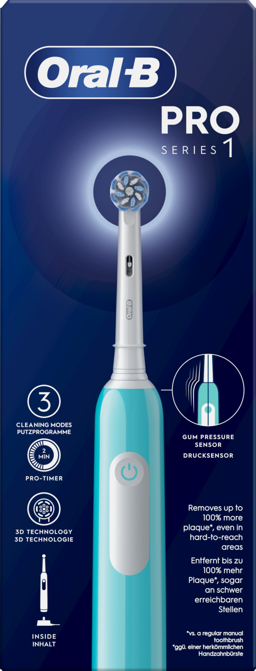 Электрическая зубная щетка Oral-B Pro 1 Sensitive, 1 шт.