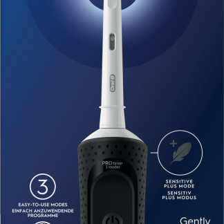 Электрическая зубная щетка Oral-B Vitality Pro Black Sensitive, 1 шт.