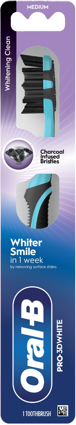 Набор отбеливающих зубных щеток Oral-B Pro-3Dwhite Whitening Clean, 1 шт.