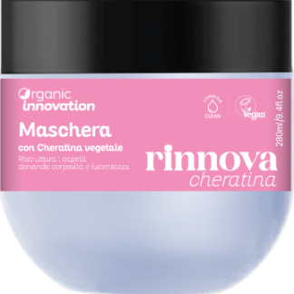 Органическая инновационная маска для волос с растительным кератином, 280 мл
