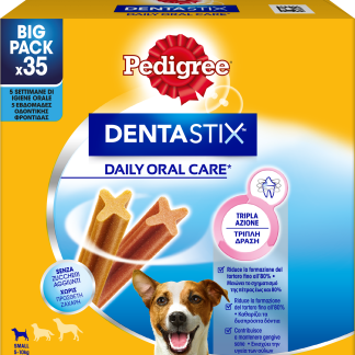 Pedigree Dentastix Daily Oral Care Multipack для маленьких собак, 550 г. Дополнительный корм.