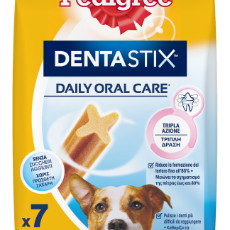 Pedigree Dentastix Ежедневный уход за полостью рта для маленьких собак, 110 г. Дополнительный корм.