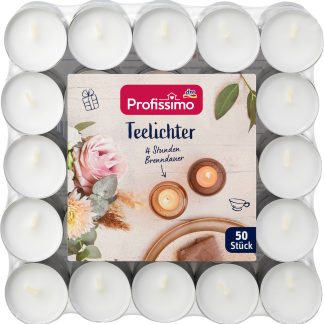 Чайные свечи Profissimo, 50 шт.