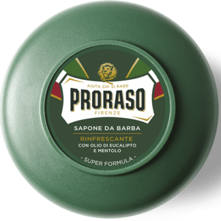 Освежающее мыло для бритья PRORASO с эвкалиптом и ментолом, 150 мл.