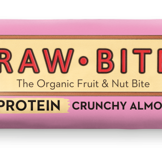 Протеиновый батончик RAW BITE с органическим хрустящим миндалем, 21%, 45 г