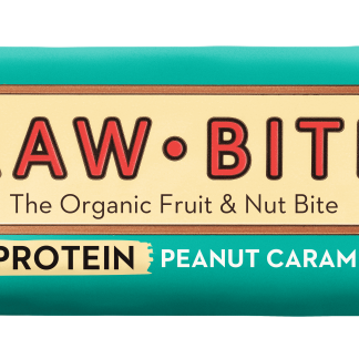 Протеиновый батончик RAW BITE с органическим арахисом и карамелью, 22%, 45 г.