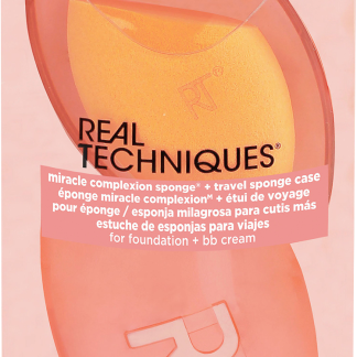 Спонж для макияжа REAL TECHNIQUES Miracle Complexion с футляром, 1 шт.