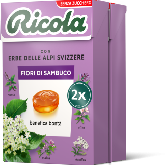 Конфеты Ricola со вкусом бузины, двойная упаковка, 100 г