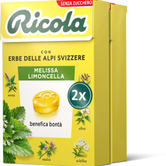 Конфеты Ricola Melissa Limoncella, двойная упаковка, 100 г