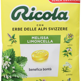 Конфеты Ricola Melissa Limoncella в пакетике, 70 г.