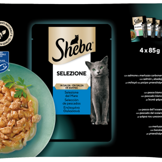 Влажный корм для кошек Sheba Sea Selection, 340 г