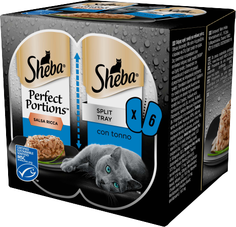 Полноценный корм Sheba Perfect Portions в тунцовом соусе, 225 г.