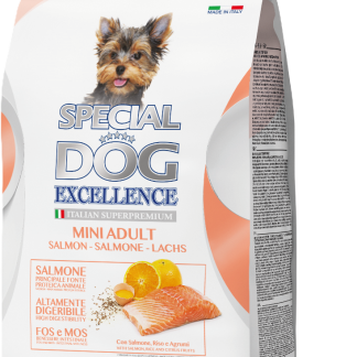 Специальный корм для собак высшего качества SPECIAL DOG ​​EXCELLENCE для взрослых собак миниатюрных пород с лососем, 800 г. Полноценный корм.