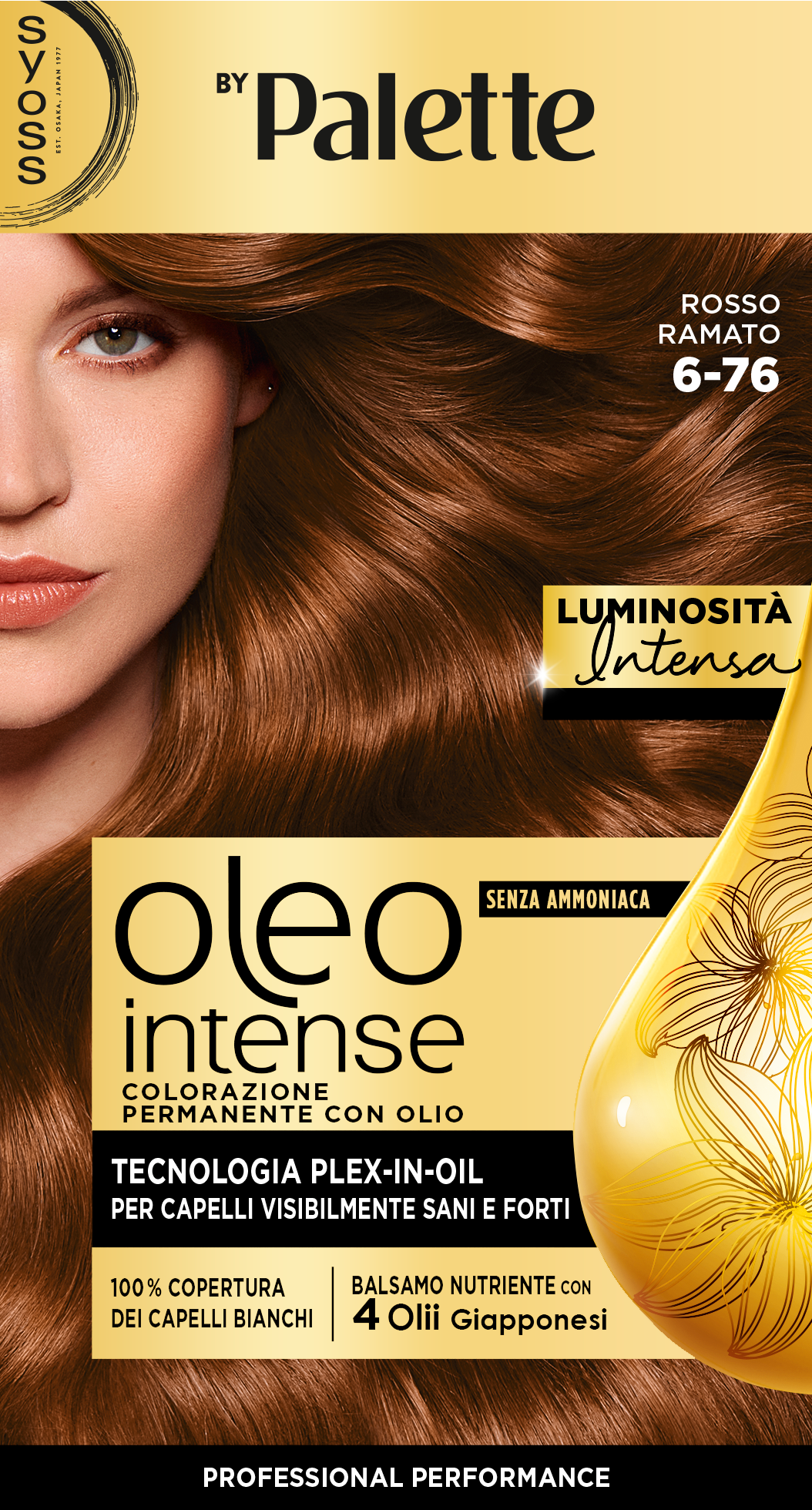 syoss Oleo Intense Permanent Coloration 6-76 intense copper, 1 шт.
