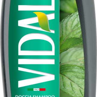 Шампунь для душа VIDAL для мужчин с мятой и гинкго, 250 мл