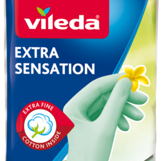Перчатки Vileda Extra Sensation, размер L, 1 шт.