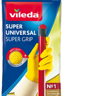 Перчатки Vileda Super Grip, размер S, 1 шт.