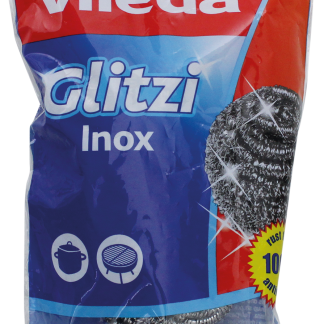 Набор чистящих губок Vileda Glitzi из нержавеющей стали, 3 шт.