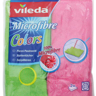 Салфетки для пола из микрофибры Vileda, 2 шт., разные цвета.