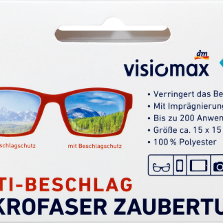 Салфетка из микрофибры Visiomax против запотевания, 1 шт.