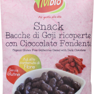 Vivibio Закуска: ягоды годжи в темном шоколаде, 45 г