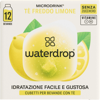 Микронапиток Waterdrop со вкусом лимонного холодного чая, 12 шт.