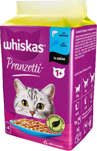 Рыбный корм Whiskas для взрослых кошек, 300 г. Полноценный корм.