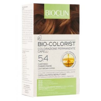 Стойкая краска для волос Bioclin Bio Colorist 5.4 Светло-коричневый медный