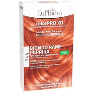 Euphidra Colorpro XD 744 Оттенок медно-паприки для блондинок - Colorpro XD